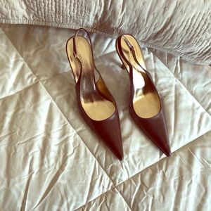 Dolce & Gabbana sling black brown heels 👠